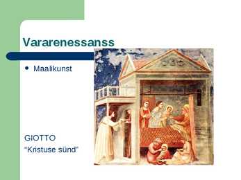 Renessanss ja etapid #6
