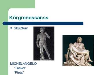 Renessanss ja etapid #9