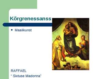 Renessanss ja etapid #10