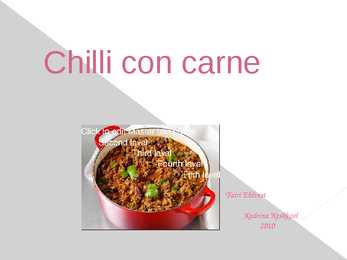 Chilli con carne