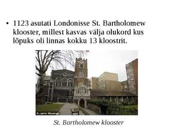 Keskaegne Londoni arhitektuur #11