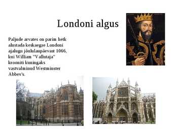 Keskaegne Londoni arhitektuur #3