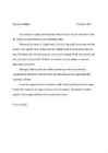 Complaint letter