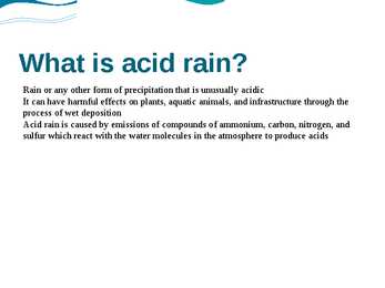 Acid rains #2