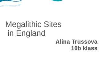 Megalithic Sites in England