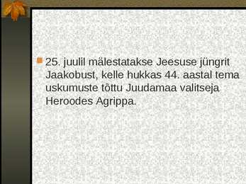 Jaagupipäev #3