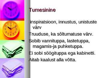 Värvid ruumides #9