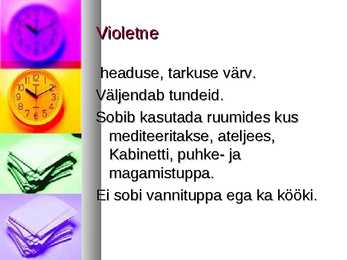 Värvid ruumides #10