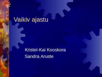 Vaikiv ajastu