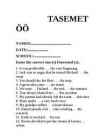 Tasemetöö