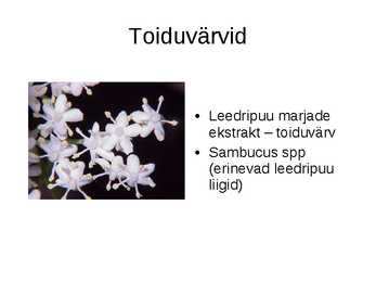 Toidu lisaained #17