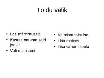 Toidu lisaained #35
