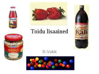 Toidu lisaained