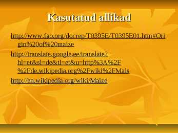 Powerpoint geograafias-Mais #13