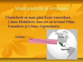 Powerpoint geograafias-Mais #5