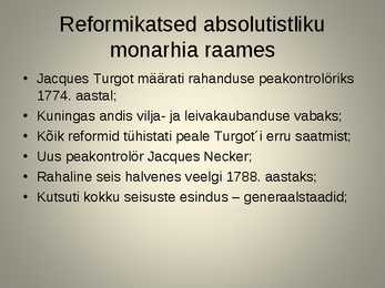 Riik ja ühiskond prantsusmaal suure revolutsiooni ajal #2