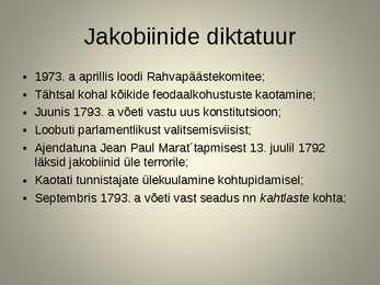 Riik ja ühiskond prantsusmaal suure revolutsiooni ajal #8