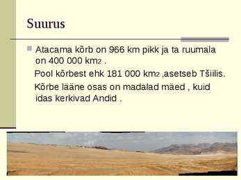 Atacama kõrb #3