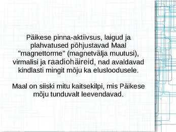 Päike - süsteemi peremees #4