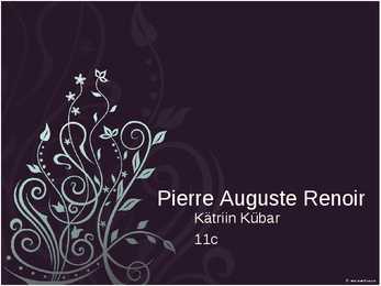 Pierre Auguste Renoir