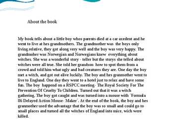 The Witches by Roald Dahl-powerpoint #3