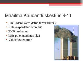 Powerpoint esitlus teemal Islamimaailma aktiviseerumine #10