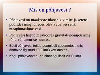 Põhjavesi #2