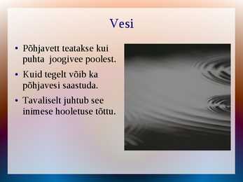Põhjavesi #7