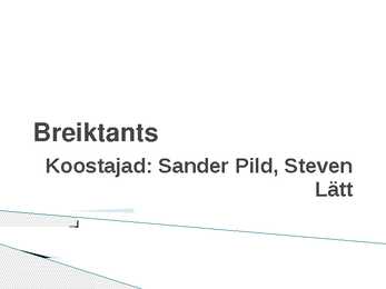Breiktants