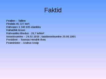 Eesti geograafia #6
