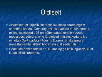 William Shakespeare perekond-karjäär-teosed #5