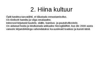 Hiina #5