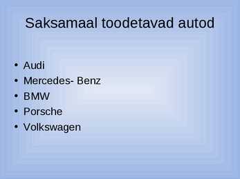 Saksa auto #3