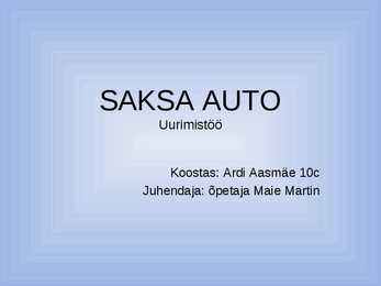 Saksa auto