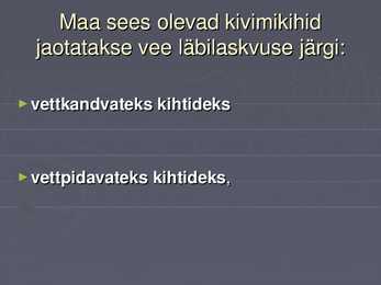 Põhjavesi #3