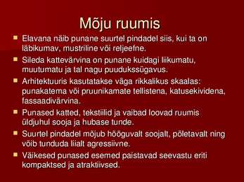 Värviõpetus- punane-powerpoint #9