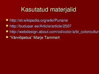 Värviõpetus- punane-powerpoint #10