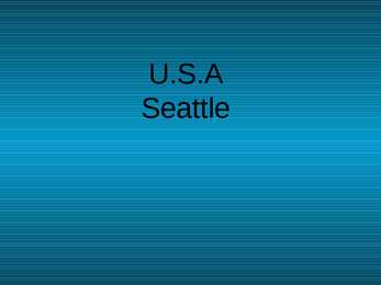 USA- Seattle-powerpoint