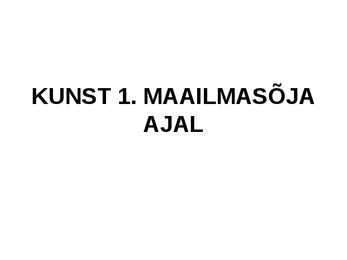 Naivism-kunst 1-maailmasõja ajal-dadaism-sürrealism #13