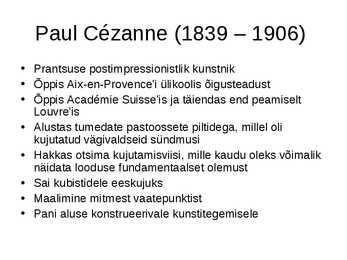 Paul Cezanne #2