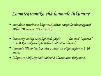 Laamtektoonika #3
