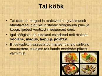 Tai Köök #3