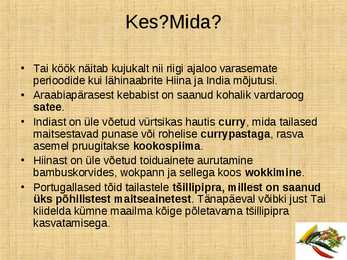 Tai Köök #4