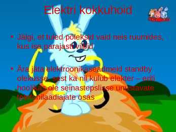 Vee-ja elektrienergia kokkuhoid #4