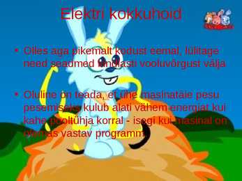 Vee-ja elektrienergia kokkuhoid #7