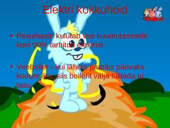 Vee-ja elektrienergia kokkuhoid #8