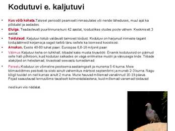 Linnud-powerpoint #2