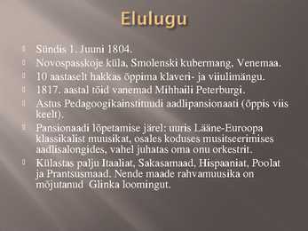 Mihhail Ivanovitš Glinka #2