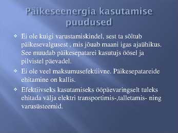 Päikeseenergia #7