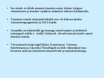 Tuumaavariist operatiivse teatamise konventsioon #6